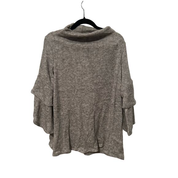 1.4.3. Story Cowl Neck Angora Blend Sweater Large - Picture 3 of 4